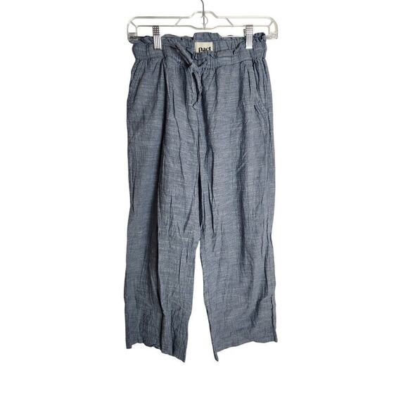 Pact Pants - Pact Organic Cotton Womens Crop pants sz XS stretch waist pockets granola girl